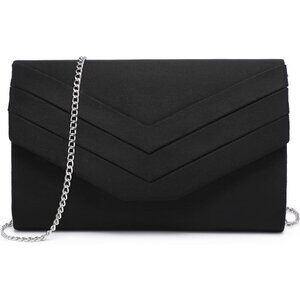 Women's 2 Black Evening Bags Formal Party Clutches for Wedding Cocktail Prom